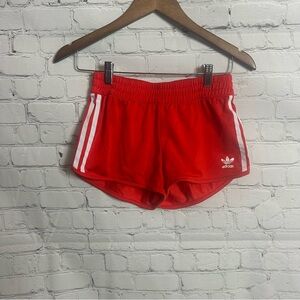 Adidas Women's Vibrant Red Athletic Shorts
